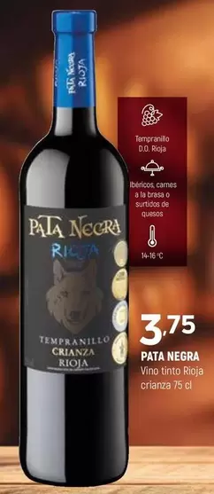 Pata Negra - Vino Tinto Rioja Crianza