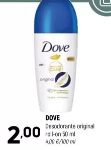 Dove - Desodorante Original Roll-on
