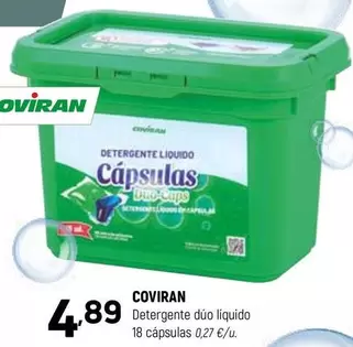 coviran - Detergente Duo Liquido 18 Capsulas