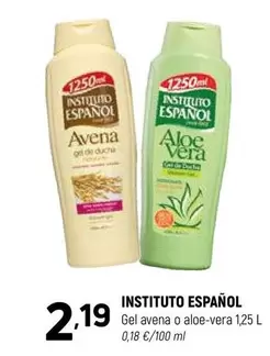Instituto Español - Gel Avena O Aloe-vera