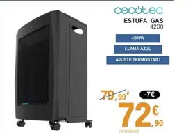 Cecotec - Estufa Gas 4200 