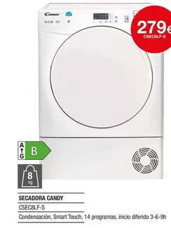 Candy - Secadora Csec8lf-s