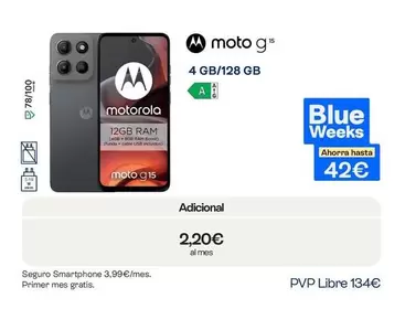 Motorola - Seguro Smartphone 3.99