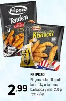 Fripozo - Fingers Solomillo Pollo Kentucky O Tenders Barbacoa Y Miel