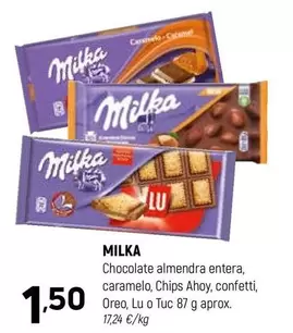 Milka - Chocolate Almendra Entera