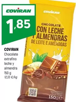 coviran - Chocolate Extrafino Leche Y Almendra