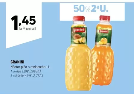 Granini - Nectar Pina O Melocoton