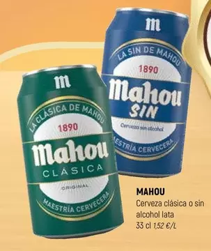 Mahou - Cerveza Clásica O Sin Alcohol