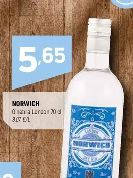 Norwich - Ginebra London