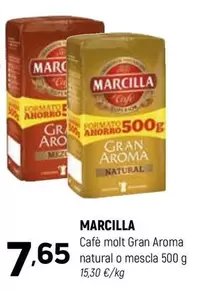 Marcilla - Café Molt Gran Aroma Natural O Mescla