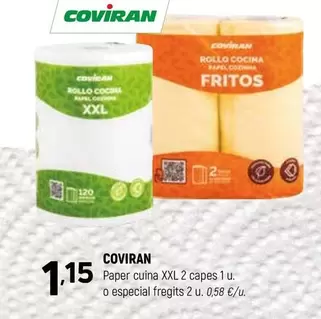 coviran - Paper Cuina Xxl 2 Capes 1 U. O Especial Fregits 2 U.