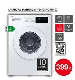 Samsung - Lavadora Ww90fg3m05twec