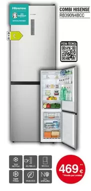 Hisense - Combi Rb390n4bcc