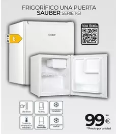 Sauber - Frigorífico Una Puerta