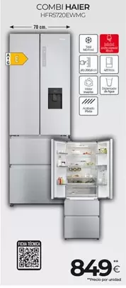 Haier - Combi Hfr5720ewmg