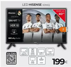 Hisense - Led 40a4q