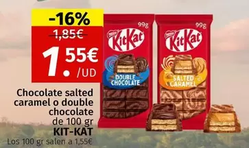 Nestlé - Chocolate Salted Caramel O Double Chocolate Kit Kat