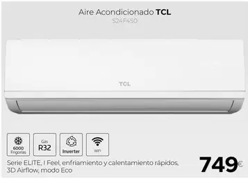 TCL - Aire Acondicionado S24f4s0