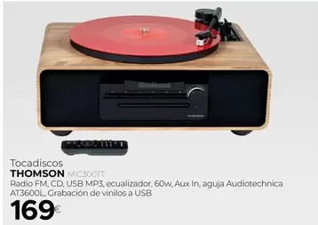 Thomson - Tocadiscos Mic300tt