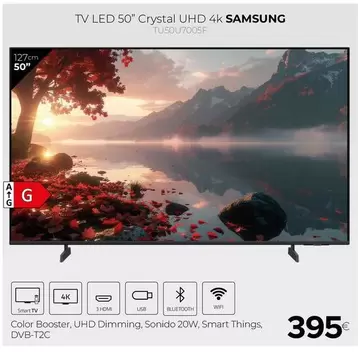 Samsung - Tv Led 50" Crystal Uhd 4k Tu50u7005f