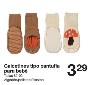 Bebé - Calcetines Tipo Pantufla Para