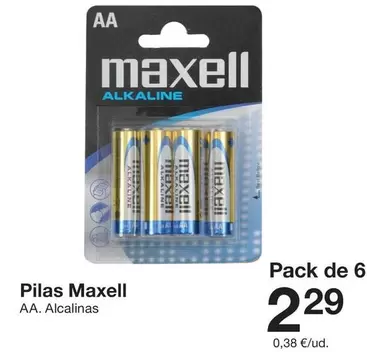 Maxell - Pilas