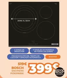 Bosch - Encimera Pid631bb5e