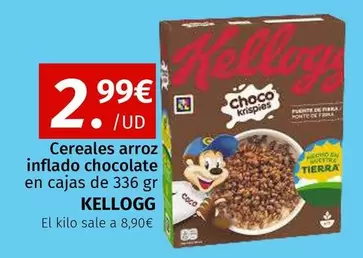 Kellogg's - Cereales Arroz Inflado Chocolate
