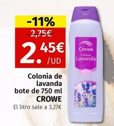Crowe - Colonia De Lavanda Bote De 750 Ml