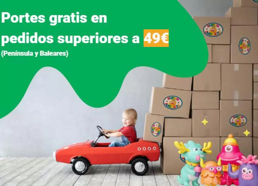 Portes Gratis En Pedidos Superiores
