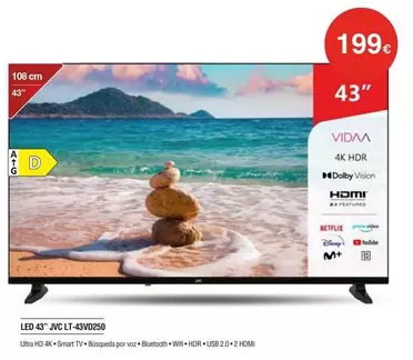 JVC - Led 65"  LT-43VD250