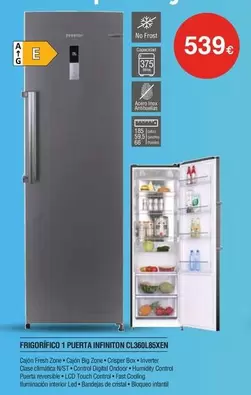 frost - Frigorífico 1 Puerta CJ360LBXEN