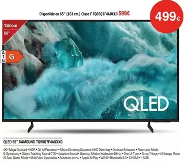 Samsung - Qled 55" Tososqf4auxc