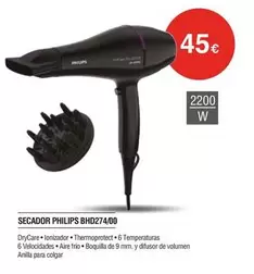 Philips - Secador Bhd274400