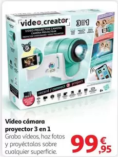 3 en 1 - Video Cámara Proyector 3 En 1