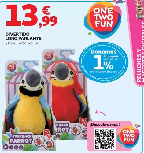 One Two Fun - Divertido Loro Parlante