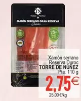 Torre De Núñez - Xamón Serrano Reserva Duroc