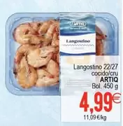 Artic - Langostino 22/27 Cocido/ Cru