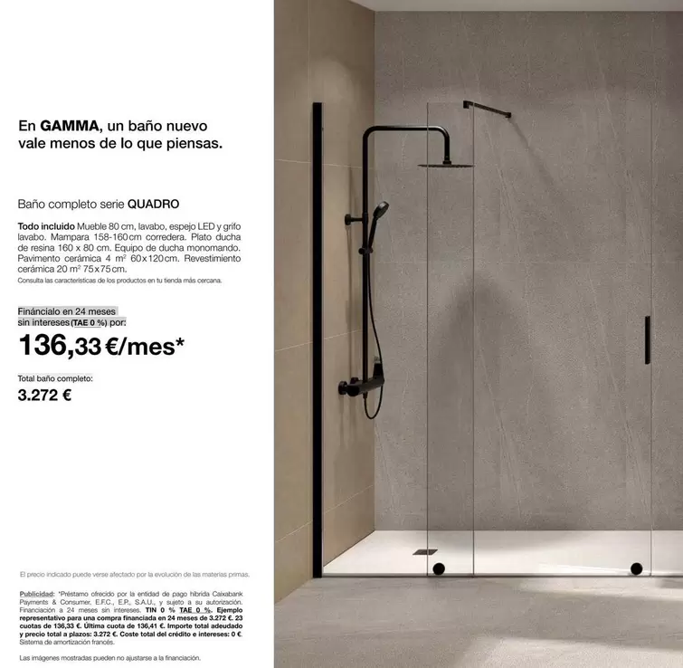 Bano Completo Serie Quadro