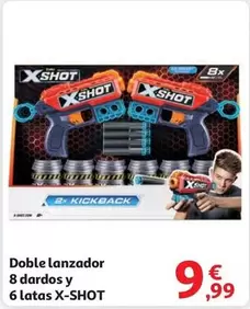 Doble Lanzador 8 Dardos Y 6 Latas