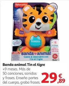 Fisher-Price - Banda Animal Tin El Tigre