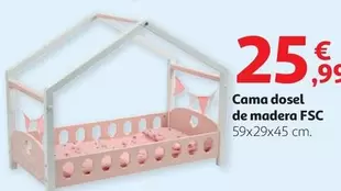 Cama Dosel De Madera Fsc