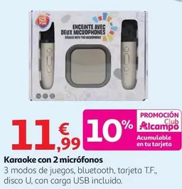 One - Karaoke Con 2 Microfonos