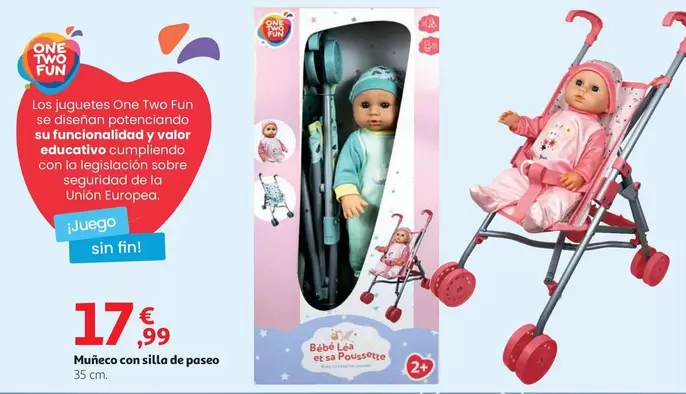 One Two Fun - Muneco Con Silla De Passo