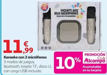One - Karaoke Con 2 Micrófonos