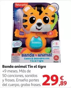 Fisher-Price - Banda Animal Tin El Tigre