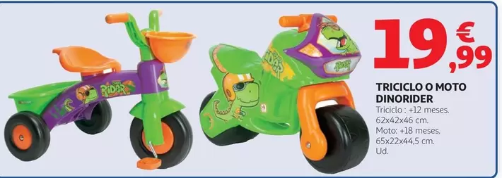 Triciclo O Moto Dinorider