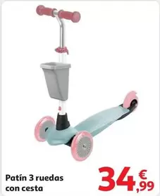 Patin 3 Ruedas Con Cesta