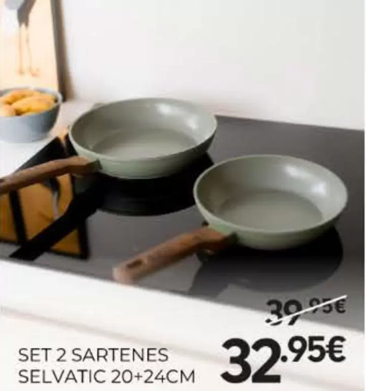 Set 2 Sartenes Selvatic 20+24cm