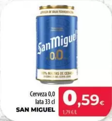 San Miguel - Cerveza 0,0